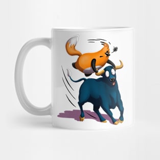 Fox and bull Mug